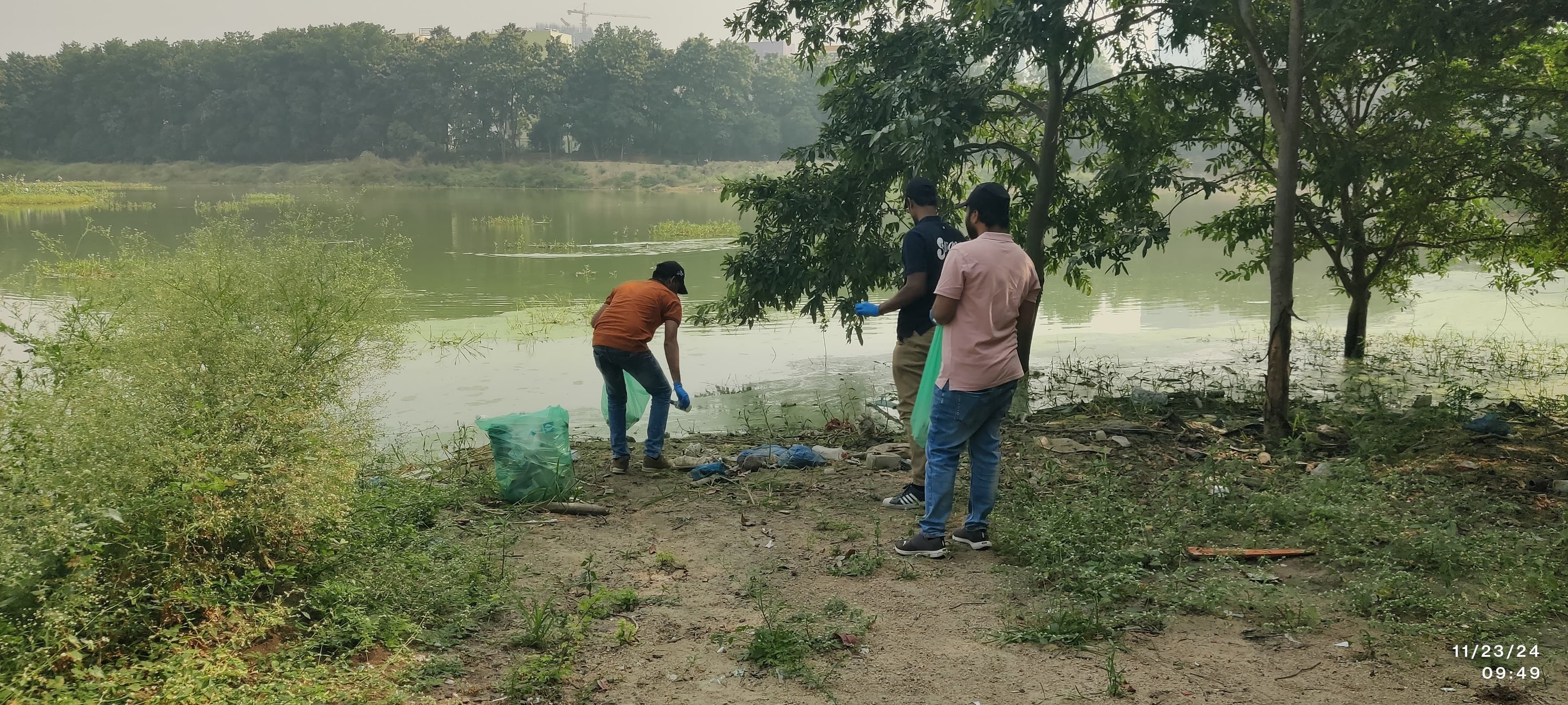 Lake Clean-up Drive